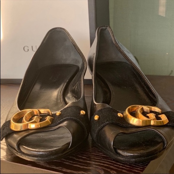 RARE💕 GUCCI MARMONT Black Leather. - Picture 4 of 9